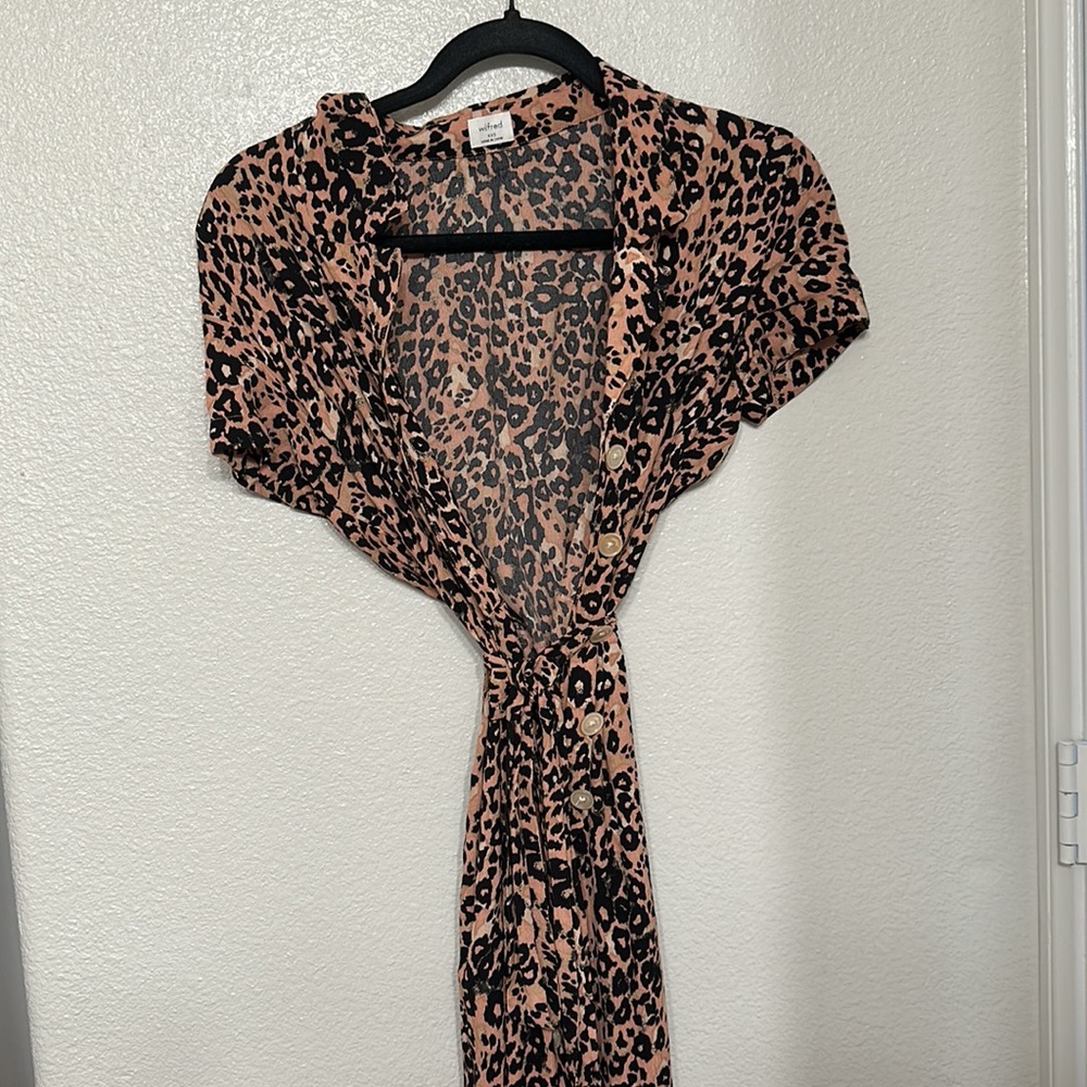 Wilfred Shirt Dress Leapard